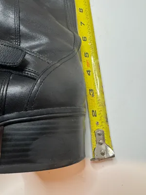Bandolino Black And Brown Leather Knee High Boots Size 8.5M thumbnail 9