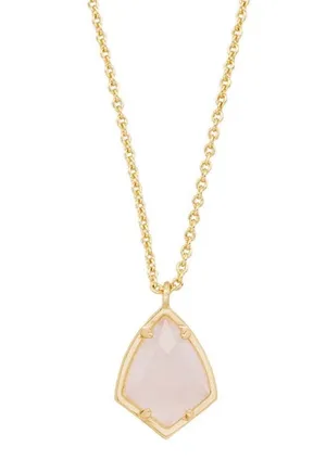 NWT Kendra Scott Rose Quartz Necklace thumbnail 1