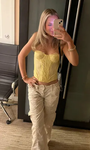 Yellow Corset Top thumbnail 1