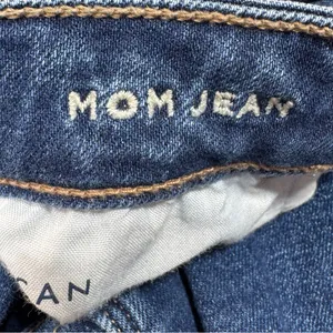 American‎ Eagle Stretch Denim Mom Jeans Retro Blue Size 14 Ankle thumbnail 9