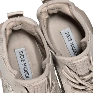Steve Madden Women's Vance Beige‎ Rhinestone Chunky Sole Sneakers Shoes Size 6.5 thumbnail 7