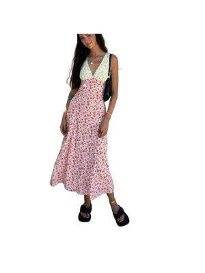 Vrg Grl Postcards From Italy Bias Cut Midi Dress Women's Size AU 8 US 4 NWT thumbnail 2