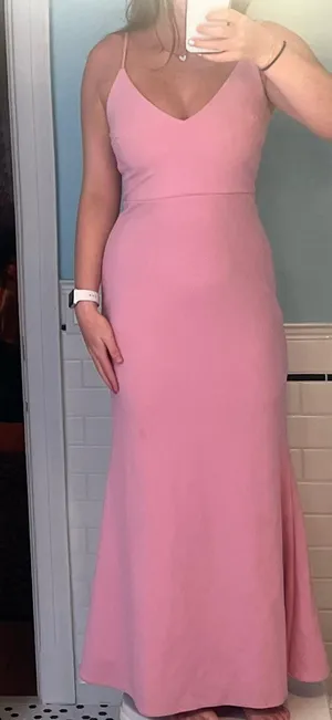 Lulus Pink Long Dress thumbnail 4