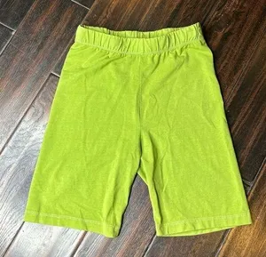 Elastic waist biker shorts Los Angeles Apparel basic yoga hiking loungewear thumbnail 1