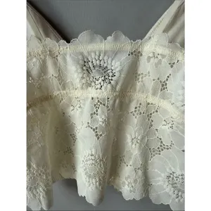 NWOT aerie Soft Girl Crop Ribbed Lace Back Top Bralette thumbnail 4