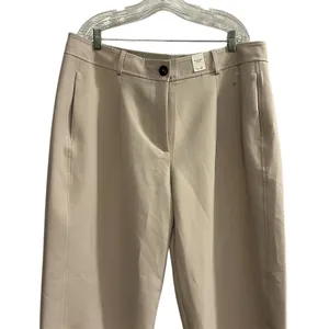 Abercrombie & Fitch Women's Size 18 Beige Chino Pants‎ Tapered Leg thumbnail 2