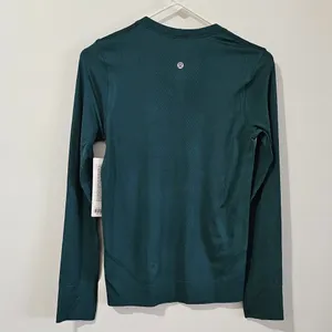 Lululemon Swiftly Relaxed Long-Sleeve Shirt Hip Length / Storm Teal / Size 2 thumbnail 6