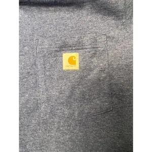 Carhartt Womens Loose Fit Pocket T-Shirt Heather Blue Short Sleeve Large 12-14 thumbnail 3