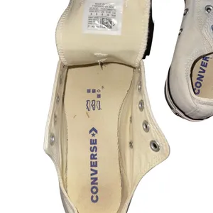 Women's White Converse Chuck Taylor All Star Low-Top Sneakers Size 8 thumbnail 5