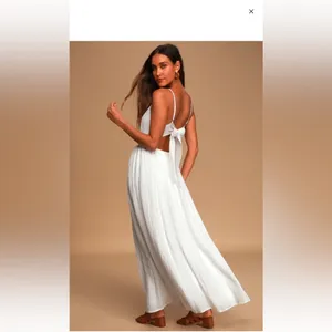 EUC! white summer dress Size XL thumbnail 5