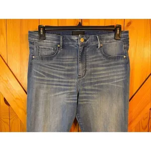 White House Black Market Jeans High Rise Denim Size Large (6432) thumbnail 3