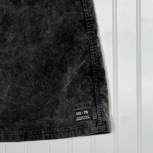 by Urban Outfitters Corduroy Charcoal Gray Mini Skirt Size Medium thumbnail 2