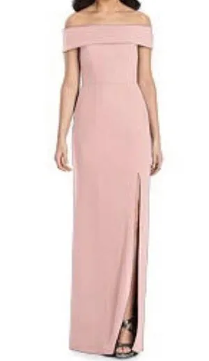 After Six 6800 Cuffed Off-the-Shoulder maxi
Gown Medium. thumbnail 1