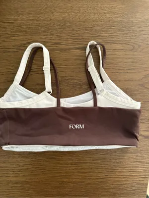 FORM Activewear Layer Bra in Brown thumbnail 3