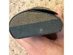 FENDI Occhiali hard eyeglass case Zucca striped pattern VINTAGE 1980's thumbnail 5