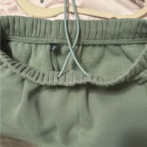 Olive Green Women's Sweat Shorts size small thumbnail 4