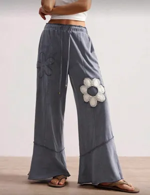 Boho Wide-Leg Pants  thumbnail 5
