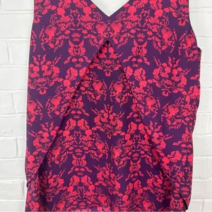CABI Modern Cameo Magenta Face Figure Patterned Tank Top Size M thumbnail 11