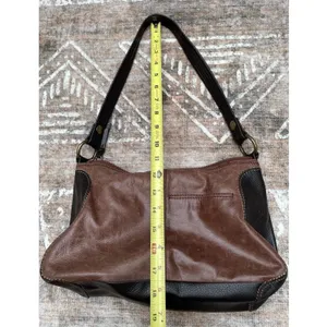 The Sak IRIS Medium Hobo Bag Teak-multi Y2K Style Metallic Brass Hardware thumbnail 10