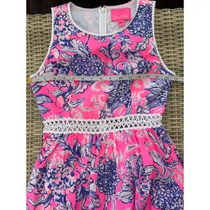 Lilly Pulitzer Alivia‎ Eyelet Fit and Flare Dress 2 coastal resortwear vacaton thumbnail 8