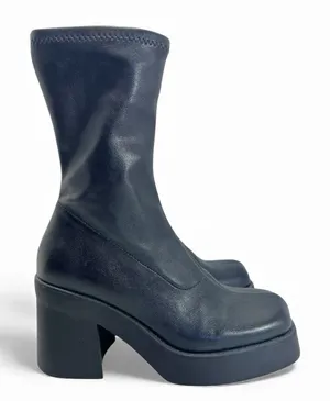 Steve Madden Klayton Black Platform Boots thumbnail 1