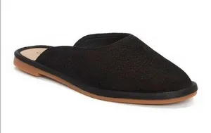 Lucky Brand Arvy Nib Black Embossed Slip-on Mules thumbnail 1