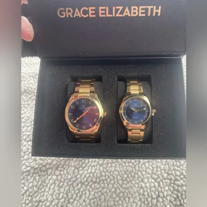Grace Elizabeth set of his and hers gold watches thumbnail 5