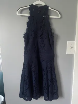 Blue Lace Dress thumbnail 2