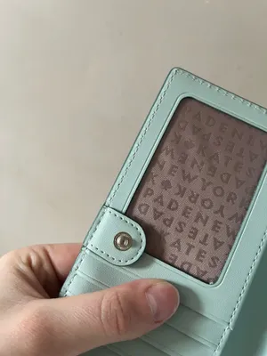 Kate Spade Wallet Leather Light Blue thumbnail 10