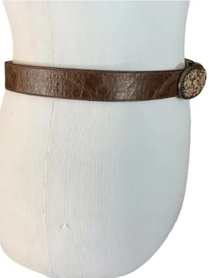 Elite Accessories Plastic Rock Buckle Leather Belt (S) thumbnail 5