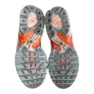 Nike Air Max Plus TN SE GS Kids Sneakers Size 7Y White Silver Orange AR0005-100 thumbnail 11