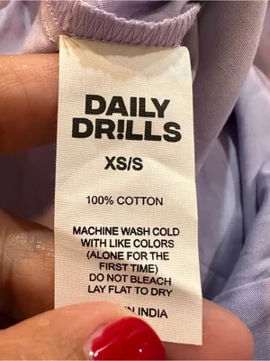 Daily Drills Poplin Resort Shorts in Wink Lavender Size XS/S thumbnail 8