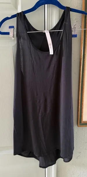 lululemon athletica Black Scoop Neck Performance Tank thumbnail 1