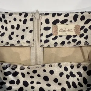 Altar'd State‎ Women's Dotted Cream and Black Skirt - Size S - NEW With Tags. thumbnail 8