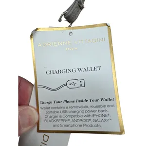 Adrienne Vittadini Studio Womens Gray Charging USB Wallet SKU 7329 thumbnail 4