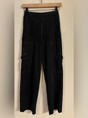 HALARA Flex Mid Rise Pockets Straight Leg Casual Cargo Jeans thumbnail 2