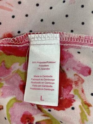 Oscar de la Renta Pink Label Floral Kimono Robe Belted Lounge Lightweight L thumbnail 9