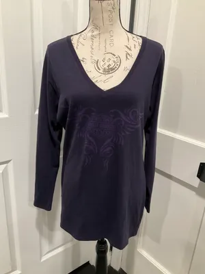 Harley Davidson NWT LONG SLEEVED TRIBAL TEE SHIRT thumbnail 8