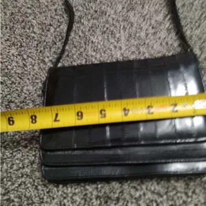 Black Shoulder Crossbody Wallet Bag Purse thumbnail 8