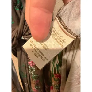 Free People Mini Dress Womens Small Brown Floral Boho Strappy Summer Dress‎ thumbnail 8