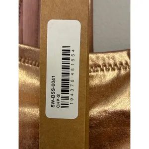 SKIMS METALLIC SWIM CYCLE SUIT/NWT / Champagne color Small NWT thumbnail 9
