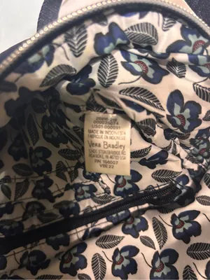 Vera Bradley Quilted Navy Blue Belt Bag Fanny Pack Crossbody thumbnail 3