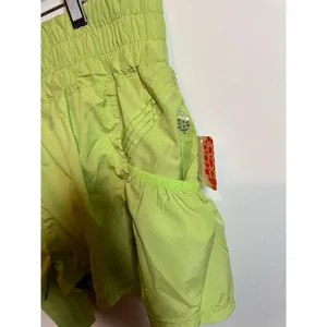 Brand New Free People Movement Women's Large Chartreuse Green Mini Skirt thumbnail 5