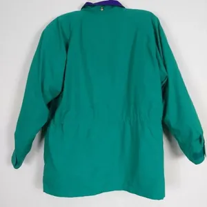Vintage Towne by London Fog Green & Purple Jacket thumbnail 2