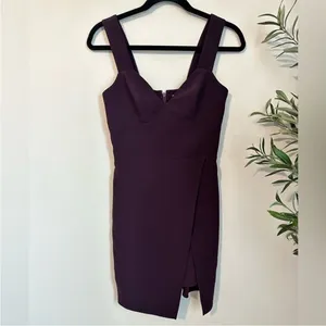 Amanda uprichard‎ primrose dress Elegant Purple Sleeveless Dress thumbnail 3