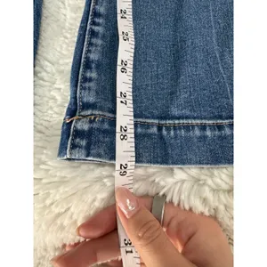 American Eagle Wide Flare Jeans Size 4R Medium Wash Retro Y2K Denim thumbnail 6