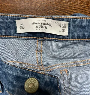washed straight leg denim jeans size 26 thumbnail 5