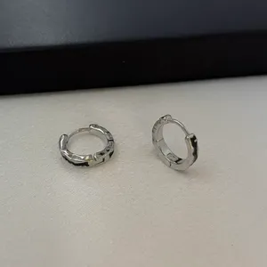 14mm Irregular Small Hoop Earrings for Men Women Streetwear Hip Hop Punk Unisex Style thumbnail 5