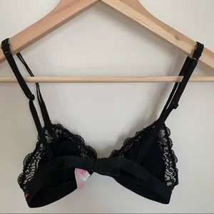NWOT PINK Sparkle and Lace Bralette thumbnail 2