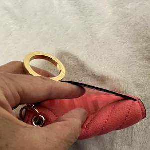 Victoria's Secret Pink Quilted Wristlet/ coin purse key chain thumbnail 5